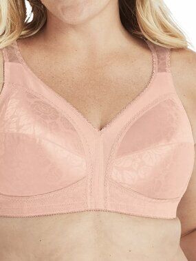 Playtex 18 Hour Ultimate Shoulder Comfort Wireless Bra Pretty Blush 42C NWT